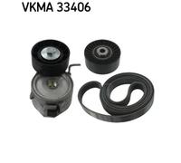 Juego de correas poly V SKF VKMA 33406