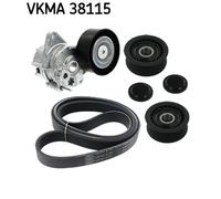 Juego de correas poly V SKF VKMA 38115