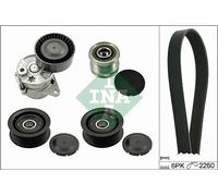 Kit de correa trapezoidal acanalada con polea de rueda libre 529 0115 21 INA