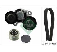 Juego de correas trapeciales poli V INA 529 0206 2 para BMW 3 (E90) 2 2004-2011
