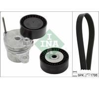 Kit de correa trapezoidal acanalada 529 0310 10 INA para PEUGEOT CITROËN OPEL