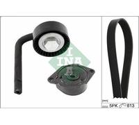 Juego de correas trapeciales poli V INA 529 0415 10 para BMW 5 (E39) 3 1998-2000