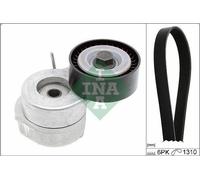 Juego de correas trapeciales poli V INA 529 0506 10 para KA (RU8) 1.3 2008-