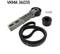 Juego de correas trapeciales poli V SKF VKMA 36035