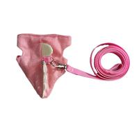 Juego de Correas y Arneses para Conejos, Arnés Ajustable para Paseo Chaleco para Animales, Prendas Cómodas para Mascotas como Hurones Gatitos Chinchillas Aventuras al Aire Libre