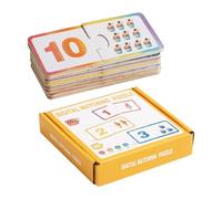Juego de correspondencia genérico para - Juguete educativo de madera STEM,Juego educativo estratégico de asociación de colores y números para 3 años y más, ideal para familias y escuelas