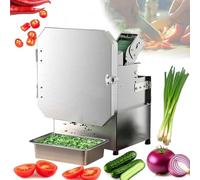 Juego de cortador eléctrico de verduras, picador de verduras comercial, procesador de alimentos y máquina picadora, para pimienta, cebolla verde picada, cebolla, cilantro, puerros, jengibre rallado