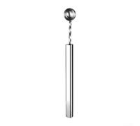 Juego de cortadores de frutas de acero inoxidable con asas ergonómicas y cuchara de grabado de verduras para uso en cocina, para presentación decorativa de alimentos (círculo pequeño)