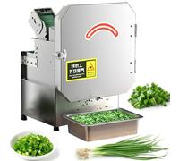 Juego de cortadores de verduras eléctrico profesional, procesador de alimentos de alta velocidad y picador para pimientos, cebollas, hierbas, puerros, jengibre, frijoles, apio, herramienta de cocina