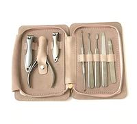 Juego de cortaúñas 8pcs Pedicure Care Herramienta de cuidado de acero inoxidable Clippers de uñas personalizable Nail Clipper Set Herramientas de uñas Herramientas de manicura ( Color : Silver )