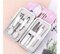 Juego de cortaúñas de 12 piezas, cortaúñas de acero inoxidable, kit de cortaúñas portátil, herramientas para decoración de uñas, 003 7PCS