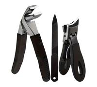 Juego de cortaúñas de precisión - Robale Uñas Cortaúñas, Kit de Manicura y | Afilado - Clippers - Cortaúñas ergonómicas, Dedo de herramientas de cuidado portátil para uñas de los pies