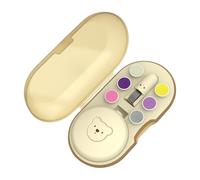 Juego de cortaúñas eléctrico para bebé, con cabezales de lima, con 6 cabezales de repuesto para uñas de manos y pies, cuidado de niños y adultos