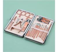 Juego de cortaúñas, Juego de manicura for cortaúñas, 18PCS/Set Cortaúñas Tijeras for uñas multifunción de acero inoxidable profesional Clipper Pinzas Herramientas for el cuidado de las manos del pie
