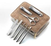 Juego de cortaúñas, juego de manicura for cortaúñas, juego de pedicura for cortaúñas de acero inoxidable más alto que nunca con pinzas de tijera, herramientas de manicura de cubierta profesional