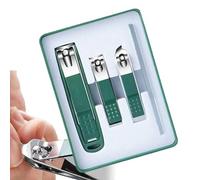 Juego de cortaúñas, kit de cortaúñas | Juego de pedicura de acero inoxidable - Herramientas de cuidado de uñas para hombres y mujeres, kits de aseo con caja de almacenamiento, cortaúñas