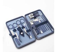 Juego de Cortaúñas Manicura 7-18PCS Kit Clipper Kit de manicura profesional Conjunto de manicura de acero inoxidable Tijeras de tijeras Pretadores Pedicura Triming Herramientas para el Cuidado Persona