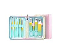 Juego de cortaúñas manicura 9 a 22 piezas, kit acero inoxidable, herramientas for el cuidado las uñas, portátil(9 in 1 Set)