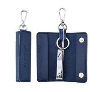 Juego de Cortaúñas Manicura Kit de cortaúñas de 2 piezas, herramientas for el cuidado de cortaúñas y dedos de acero inoxidable con púa for orejas for hombres y mujeres, juego de cortaúñas con llavero