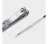 Juego de Cortaúñas Manicura Kit de cortaúñas de 2 piezas, herramientas for el cuidado de cortaúñas y dedos de acero inoxidable con púa for orejas for hombres y mujeres, juego de cortaúñas con llavero