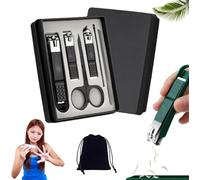 Juego de cortaúñas resistente a salpicaduras, herramientas para el cuidado de uñas, cortaúñas de acero de primera calidad