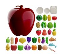 Juego de corte de verduras y frutas ficticias para - Verduras ficticias para juego de interacción entre padres e hijos | Juguete de corte de verduras | Regalo de cumpleaños para niños de 3 años o más