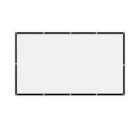 Juego de Cortina de proyector Simple portátil con Pantalla de visualización HD for decoración del Dormitorio del hogar,Antiarrugas(84 Inch)