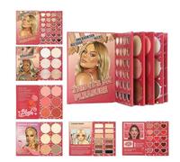 Juego de cosméticos de maquillaje - Cosméticos duraderos en forma de libro - Maquillaje para mujer, sombra de ojos, colorete - para escenario, citas, viajes, fotografía, madre, esposa, novia