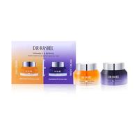 Juego de crema de día con vitamina C y crema de noche con retinol 2 x 50 ml - Juego de crema facial para piel antienvejecimiento, radiante y cuidada - Cuidado de la piel, Skincare, Day Night Cream