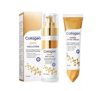 Juego de crema facial y crema de manos hidratante de colágeno, cuidado de la piel de hidratación profunda 2 en 1