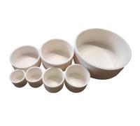 Juego de crisol de cerámica de alúmina al 99% - Crisoles de corindón resistentes a altas temperaturas for experimentos de laboratorio (2 piezas)(40x35mm/30ml)