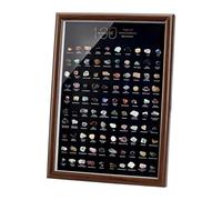 Juego de cristales naturales de colección, 100 rocas variadas educativas, colección de cristales y caja de gemas, para aficionados, estudiantes, principiantes, geólogos aficionados, meditación