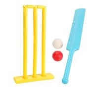 Juego de croquet para familias,Juegos de croquet - Diversión educativa Wickets de de 2 bolas | Juego de murciélagos de grillos seguros, juguetes de juego de fuerza mejorados para niños pequeño