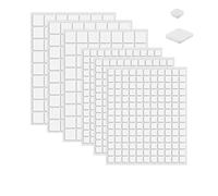 Juego de cuadrados adhesivos de espuma 3D de doble cara de 2 mm de grosor de cuadrados pequeños y grandes, 6 hojas para álbumes de recortes, suministros para manualidades, fabricación de tarjetas