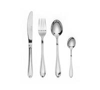 Juego de cubertería Russell Hobbs RH02224EU7 Marseille de 24 piezas, vajilla de acero inoxidable 18/0, para seis personas, garantía de 25 años, incluye cuchillo/tenedor/cuchara de postre/cucharilla