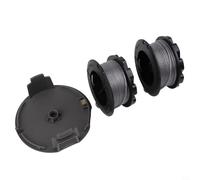 Juego de cubierta de bobina y carrete de repuesto para recortadora de hilo inalámbrica para Bosch GrassCut 18 26 260 modelo 18182618260 con número de pieza F016800570