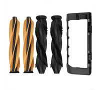 Juego de cubierta de cepillo de repuesto y cepillo de rodillo compatible con DREAME para aspiradora robot X50 Ultra Series, incluyendo para X50 Ultra Complete, para X50 Master, L40s Pro Ultra, L50 Pro