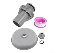 Juego de cubierta de filtro de piscina y adaptador de 38 mm para P05425 P6916, conexión de manguera de fácil cierre con ventilación y junta para sistemas de filtración de cartuchos de arena sobre el
