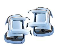 JUEGO DE CUBIERTAS CROMADAS ESPEJOS RETROVISORES BRAZO CORTO