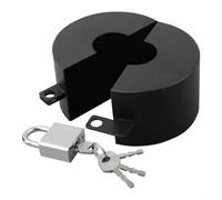 Juego de cubiertas de dispositivo de bloqueo de grifo al aire libre para grifos montados en la pared que protege contra el robo de agua y el uso no autorizado