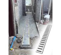 Juego de cubiertas de drenaje para protección al aire libre, evita obstrucciones en canalones y desagües, ideal para mantenimiento de patio y patio