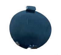 Juego de cubiertas de gancho de remolque trasero izquierdo y derecho compatible con 3 Hatchback 2019-2023, tapa de repuesto pintada en negro ABS, OEM BCKN-50EL1 BCKN-50EK1