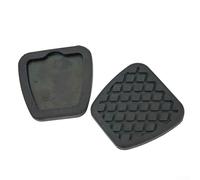 Juego De Cubiertas Goma Para Pedal Freno Y Embrague Para Para Vehículos - Almohadillas Repuesto Antideslizantes Negras 2 Piezas Compatibles Con Civic (1984-2014), (1976-2014)