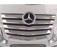 Luxell Juego de cubiertas para parrilla, cromadas, compatible con Actros MP4 [2013+] [cabina ancha] [11 piezas]