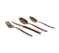 Juego de Cubiertos Bali Cobre 24 Piezas | Acero Inoxidable con Acabado Cobre Mate | Diseño Portugués