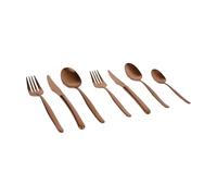 Juego de Cubiertos Bali Cobre 56 Piezas | Acero Inoxidable con Acabado Cobre Mate | Diseño Portugués