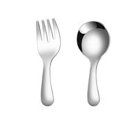 Juego de cubiertos compacto de 2 piezas con tenedor y cuchara en colores alternativos, accesorios de cubiertos para viajes para camping y picnics, vajilla para camping al aire libre