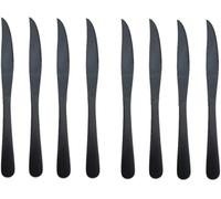 Juego De Cubiertos De Acero Inoxidable Negro Mate, Juego De 20 Piezas para 4 Personas, Tenedor, Cuchillo Y Cuchara Resistentes A La Corrosión, Juego De Black Steak Knife