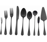 Juego De Cubiertos De Acero Inoxidable Negro Mate, Juego De 20 Piezas para 4 Personas, Tenedor, Cuchillo Y Cuchara Resistentes A La Corrosión, Juego De Black Silverware Set