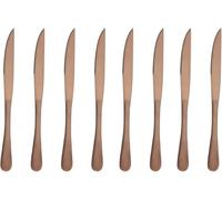 Juego De Cubiertos De Acero Inoxidable Negro Mate, Juego De 20 Piezas para 4 Personas, Tenedor, Cuchillo Y Cuchara Resistentes A La Corrosión, Juego De Rose Gold Steak Knife